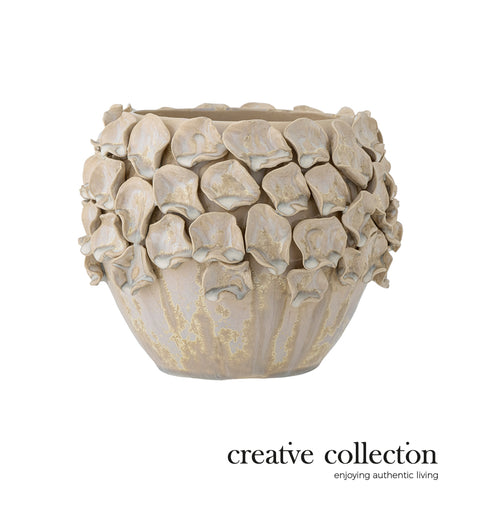 Creative Collection Coral Blumentopf | Natur Steingut 82060815